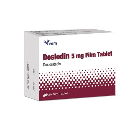 Deslodin 5 Mg 20 Film Tablet