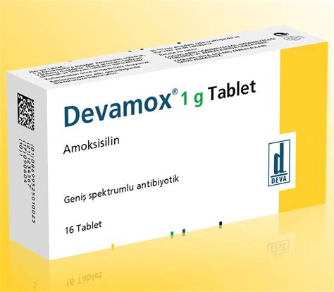 Devamox 1 Gr 16 Tablet