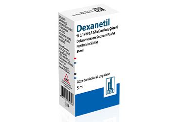 Dexanetil % 0,1 + % 0,3 Goz Damlasi, Cozelti