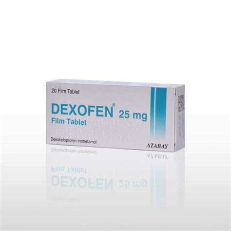 Dexofen 25 Mg 20 Film Tablet
