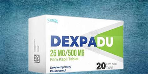 Dexpadu 25 Mg /500 Mg 20 Film Kapli Tablet