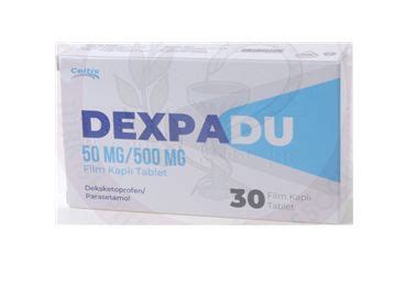 Dexpadu 50 Mg /500 Mg 30 Film Kapli Tablet
