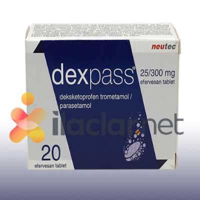 Dexpass 25/300 Mg Efervesan Tablet