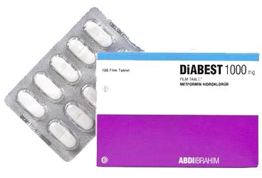 Diabest 1000 Mg Film Tablet (100 Film Tablet)