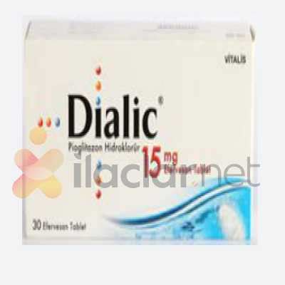 Dialic 15 Mg 30 Efervesan Tablet