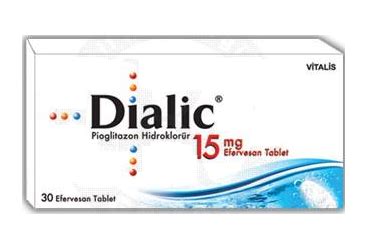 Dialic 15 Mg 60 Efervesan Tablet
