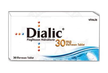 Dialic 30 Mg 30 Efervesan Tablet