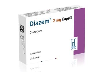 Diazem 2 Mg 25 Kapsul Fiyatı