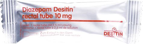 Diazepam Desitin Rec 10 Mg 5 Rektal Tup Fiyatı