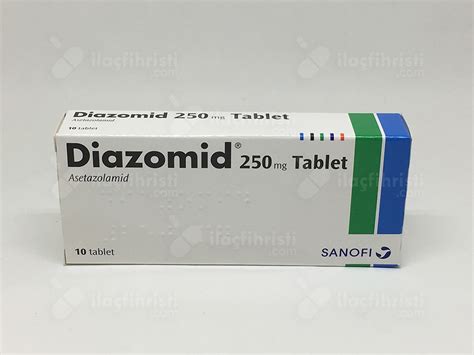 Diazomid 250 Mg 10 Tablet