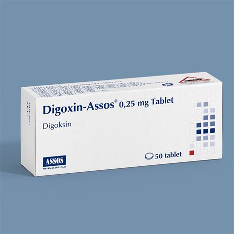 Digoxin- Assos 0,25 Mg 50 Tablet