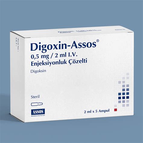 Digoxin - Assos 0,5 Mg /2 Ml Iv Enjeksiyonluk Cozelti 5 Ampul
