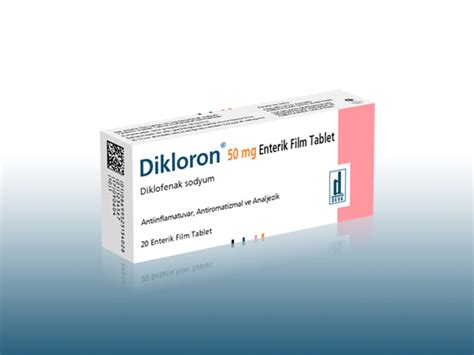Dikloron 50 Mg 20 Enterik Kapli Film Tablet