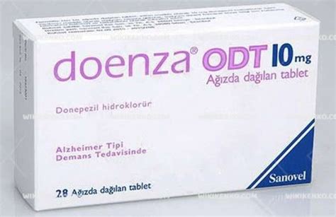 Doenza Odt 10 Mg 28 Agizda Dagilan Tablet