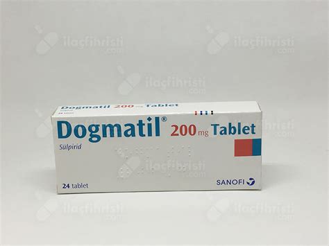 Dogmatil 200 Mg 24 Tablet Fiyatı