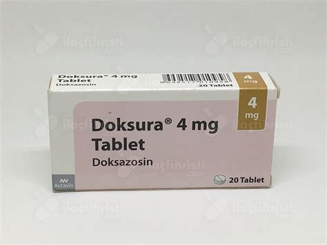 Doksura 4 Mg 20 Tablet