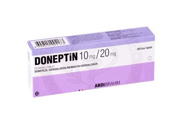 Doneptin 10 Mg/10 Mg 28 Film Kapli Tablet Fiyatı