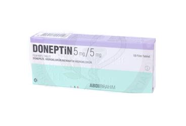 Doneptin 5 Mg/5 Mg 28 Film Kapli Tablet Fiyatı