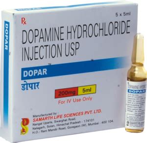 Dopamine Hydrochloride Mercury 200 Mg/5 Ml Iv Solusyon10 Ampul