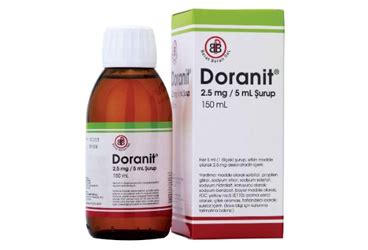 Doranit 2.5 Mg/5 Ml 150 Ml Surup Fiyatı