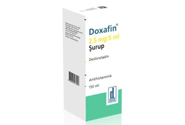 Doxafin 2.5 Mg/5 Ml Surup (150 Ml) Fiyatı