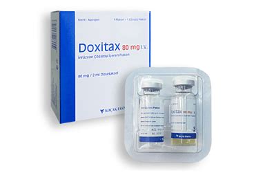 Doxitax Tec 80 Mg/4 Ml Iv Infuzyonluk Cozelti ( 1 Flakon)