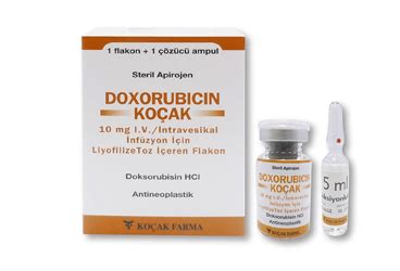 Doxorubicin Fresenius Kabi 10 Mg/5 Ml Iv Solusyon Iceren Flakon Fiyatı