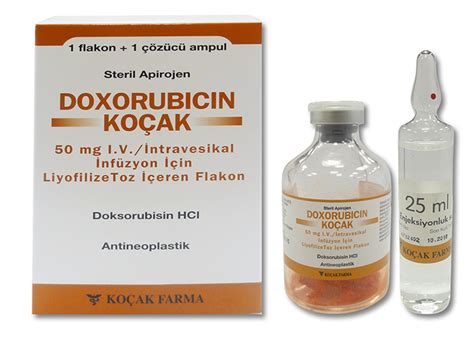 Doxorubicin Kocak 10 Mg Iv/intravesikal Infuzyon Icin Liyofilize Toz Iceren 1 Flk+1 Amp