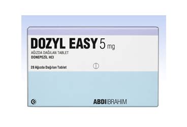 Dozyl Easy 5 Mg Agizda Dagilan 28 Tablet Fiyatı