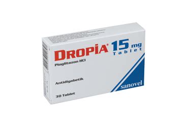 Dropia 15 Mg 30 Tablet Fiyatı
