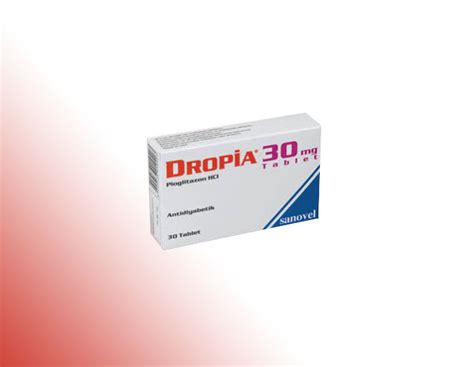 Dropia 30 Mg 30 Tablet Fiyatı