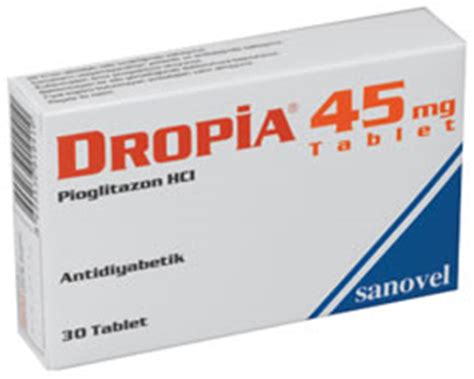 Dropia 45 Mg 30 Tablet Fiyatı