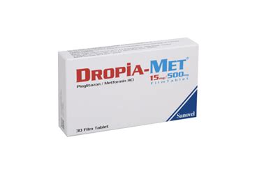 Dropia-met 15/500 Mg 180 Film Tablet Fiyatı