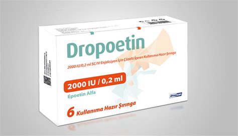 Dropoetin 2000 Iu/0.2 Ml Sc/iv Enjeksiyon Icin Cozelti Iceren Kullanima Hazir 6 Siringa Fiyatı