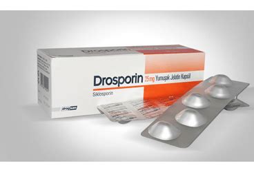 Drosporin 25 Mg 50 Yumusak Jelatin Kapsul