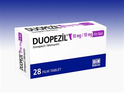 Duopezil 10 Mg/10 Mg 28 Film Tablet