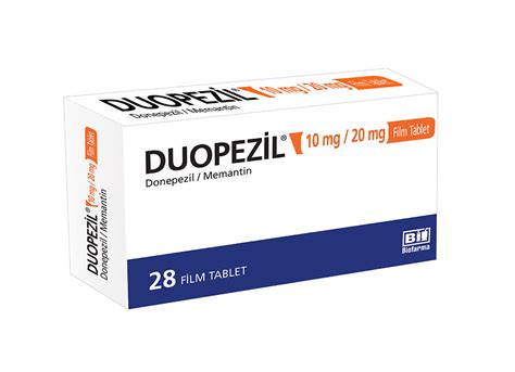 Duopezil 10 Mg/20 Mg 28 Film Tablet