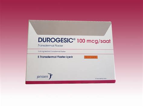 Durogesic 100 Mcg/saat 5 Transdermal Flaster