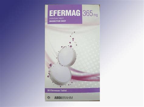 Efermag 365 Mg 30 Efervesan Tablet