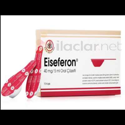 Eiseferon 40 Mg/5 Ml Oral Cozelti 10 Kasik Fiyatı