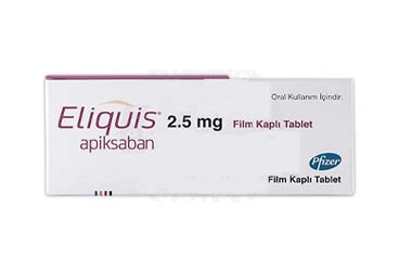 Eliquis 2.5 Mg 10 Film Kapli Tablet Fiyatı