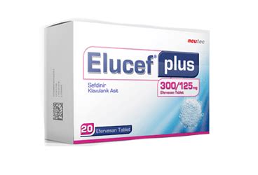 Elucef Plus 125/62.5 Mg 20 Sase Fiyatı