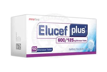 Elucef Plus 600/125 Mg 10 Efervesan Tablet Fiyatı