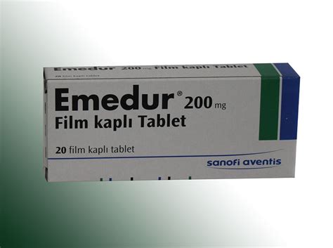 Emedur 200 Mg 20 Film Kapli Tablet
