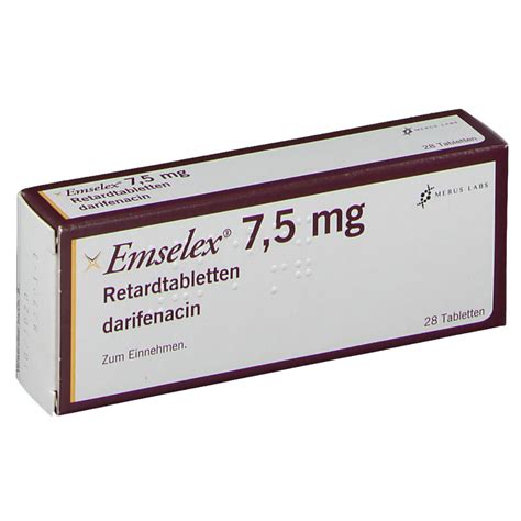 Emselex 7,5 Mg 28 Uzatilmis Salim Tablet