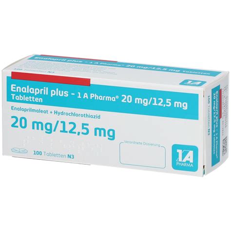 Enapril Plus 20 Mg/12,5 Mg Tablet