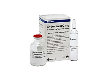 Endoxan 500 Mg Iv Infuzyonluk Cozelti Hazirlamak Icin Toz