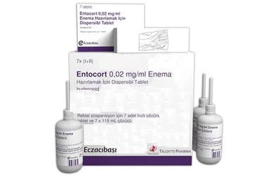 Entocort 0,02 Mg/ml Rektal Suspansiyon Haz. Icin Dagilabilir 7 Tablet