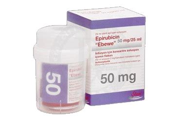 Epirubicin Ebewe 100 Mg/50 Ml Iv Inf. Icin Flakon