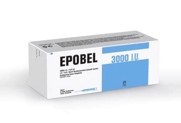 Epobel 3000 Iu/0,9 Ml I.v. /s.c. Steril Enjeksiyonluk Cozelti Iceren Kullanima Hazir Enjektor 6 Enjektor